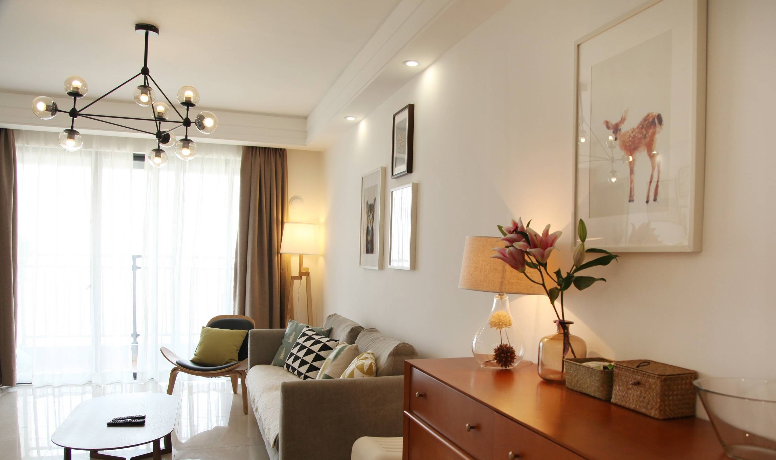 81平米北欧风三房,网上淘货装修花了5万多,给大家晒晒_什么_客厅_收纳