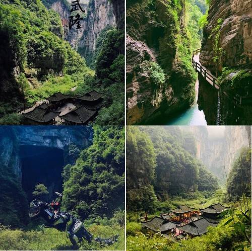 至宜昌茅坪港下船,游览景点奉节,丰都古城,白帝城,长寿村,夔门,巫山