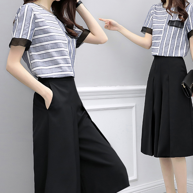 原创比裙子还洋气的阔腿裤套装百搭又不挑身材让你美的与众不同