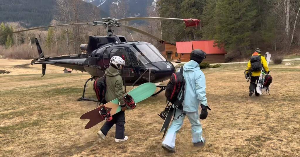 出入别墅搭直升机滑雪挑战10万英呎雪山_滕黎明_视频剪辑_片段