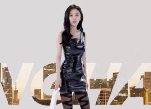 原创杨幂新代言被拍成女版雷佳音海报精修跟实拍差太多大头惨翻车