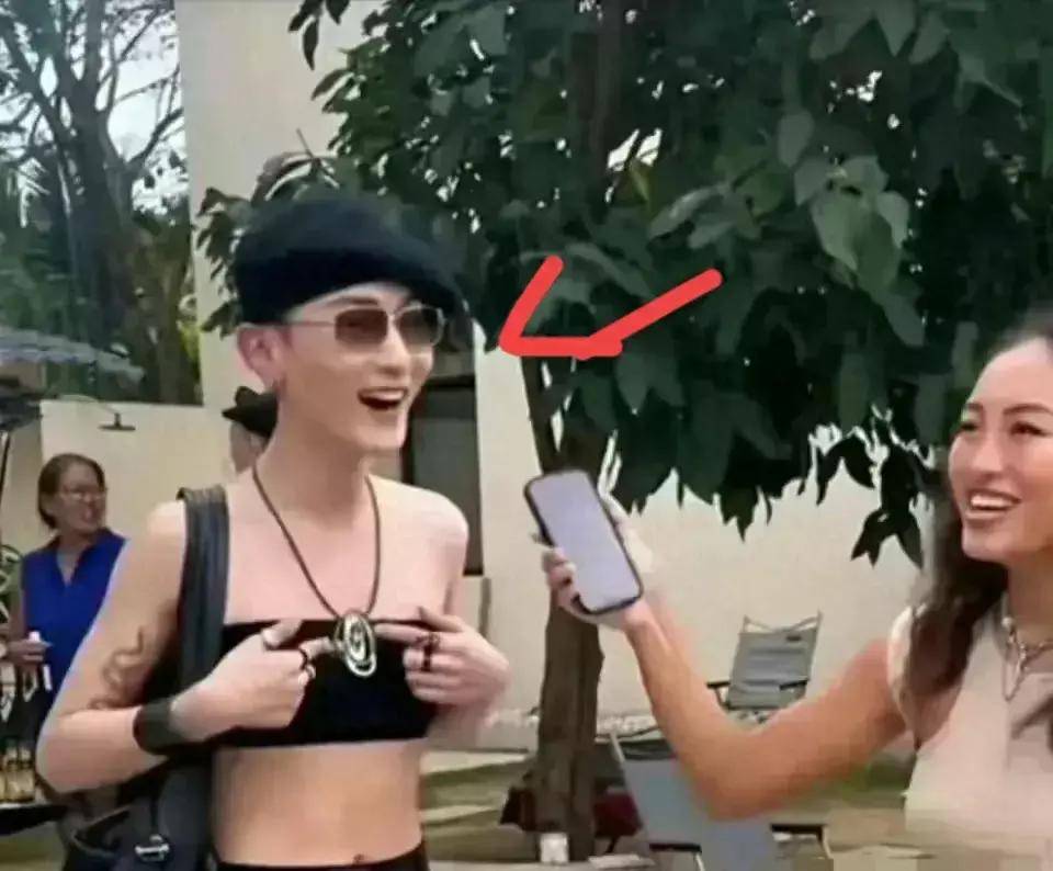 笑坏了!56岁张敏近况:暴瘦成"纸片人",抹胸露脐装,网友:像六小龄童