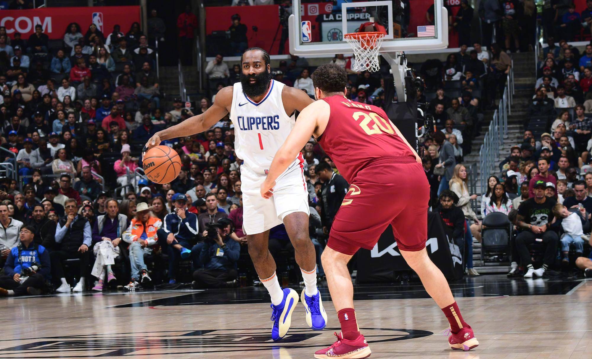 快船逆转骑士保罗乔治天神下凡哈登给威少磕一个吧