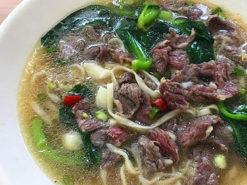 原创周末在奉化牛肉干面店里吃到一碗让人惊艳的牛肉炒饭