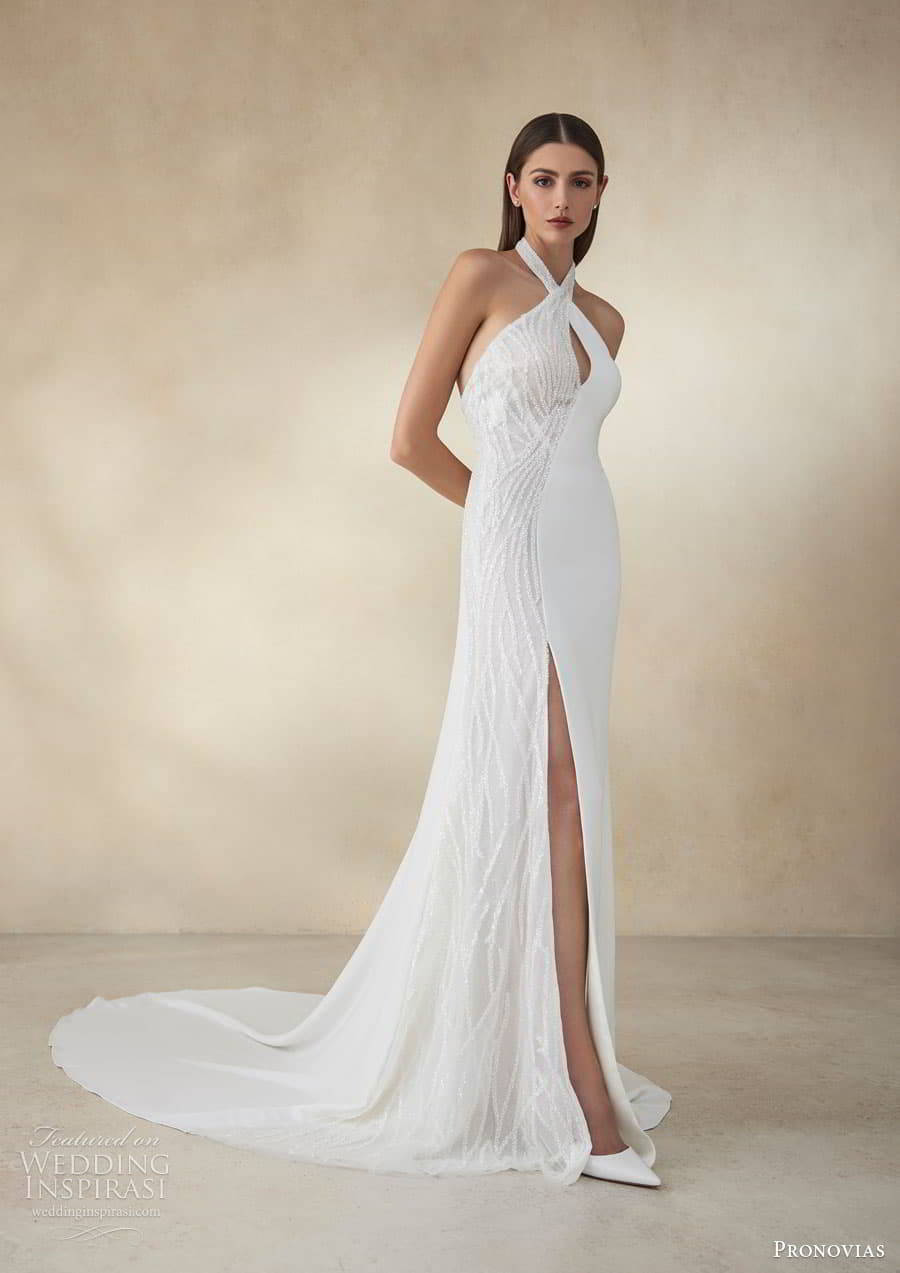 pronovias 2024 forces of nature简约婚纱系列