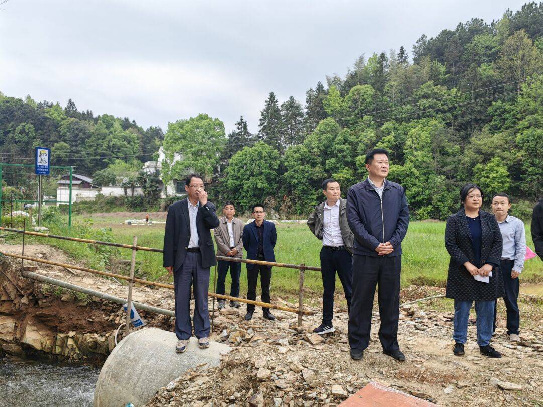 婺源县领导专题调研县水利重点项目建设