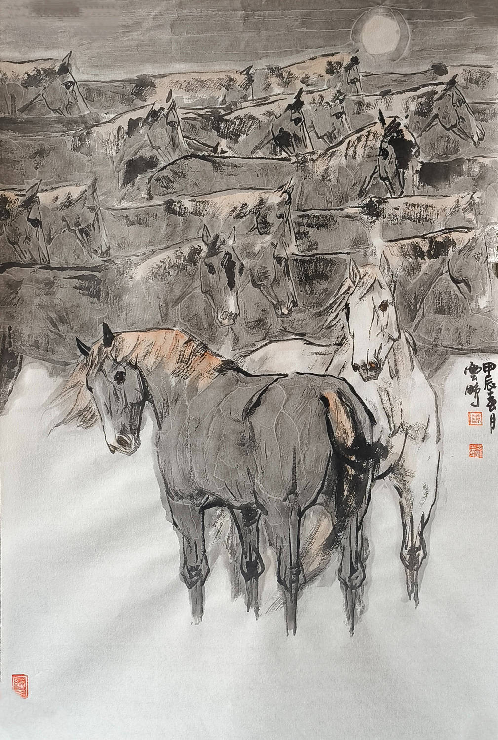 以他的画笔,为我们描绘出了一个骏马奔腾的世界,让我们在欣赏画作的