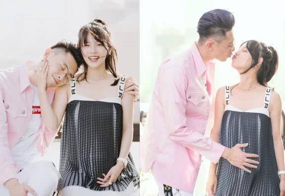 原创买超520空运520朵玫瑰送老婆张嘉倪一身碎花裙比花娇艳太甜啦