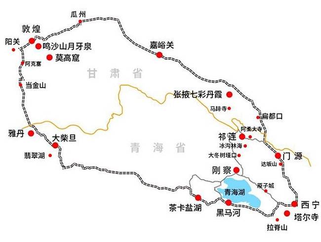 青海小环线亲子旅游攻略3分钟看完5天自由行路线