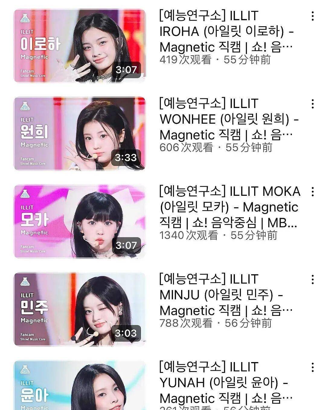 illit直拍数据出炉单小时播放量仅3位数但在打歌一位压制txt