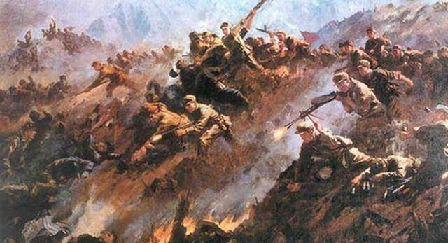 因为他们是中华儿女,他们浴血奋战,视死如归,为的是不让敌人踏进中国