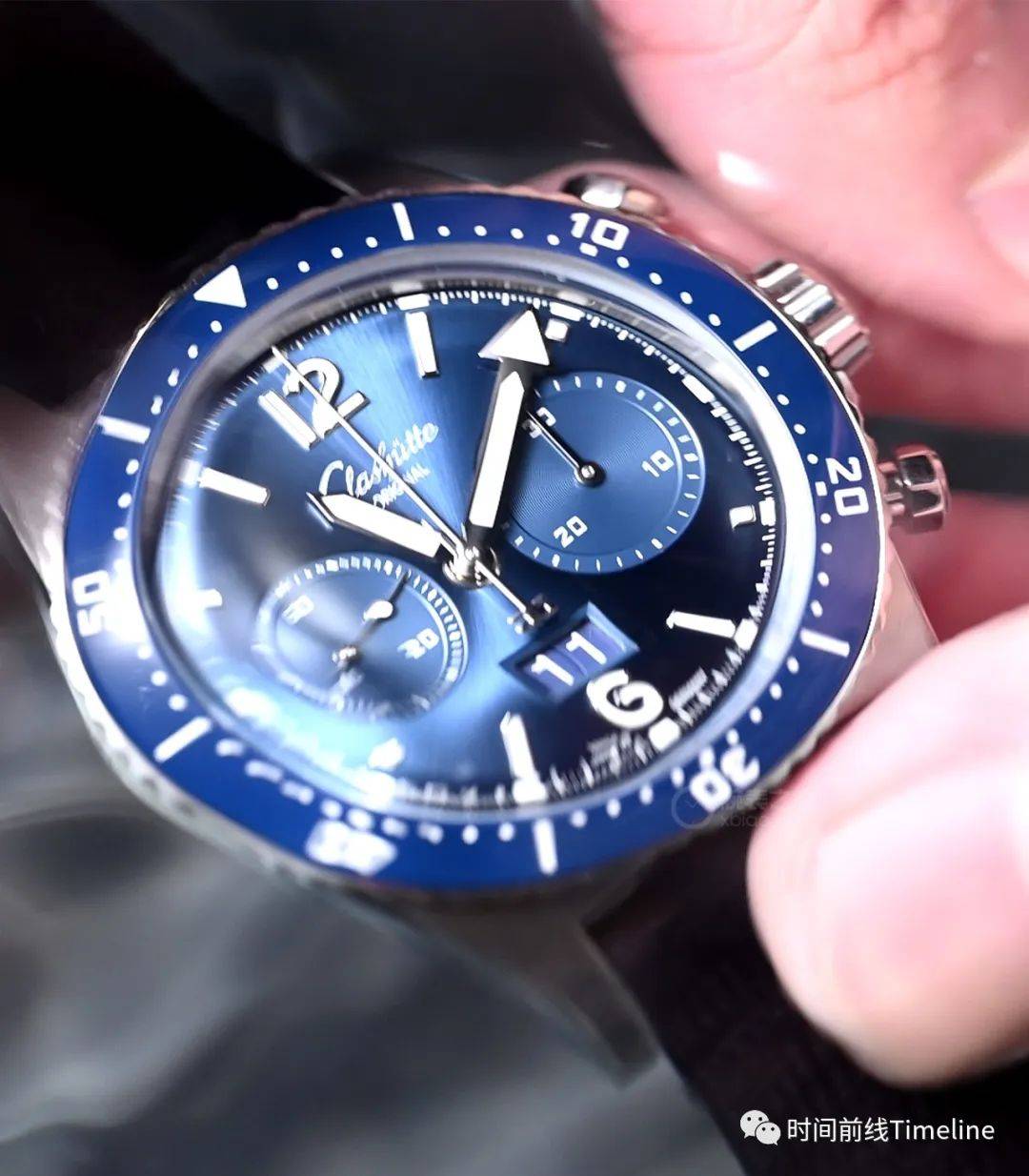 格拉苏蒂原创seaq计时11万的公价(110500),并不过分,这个价格比钢壳50