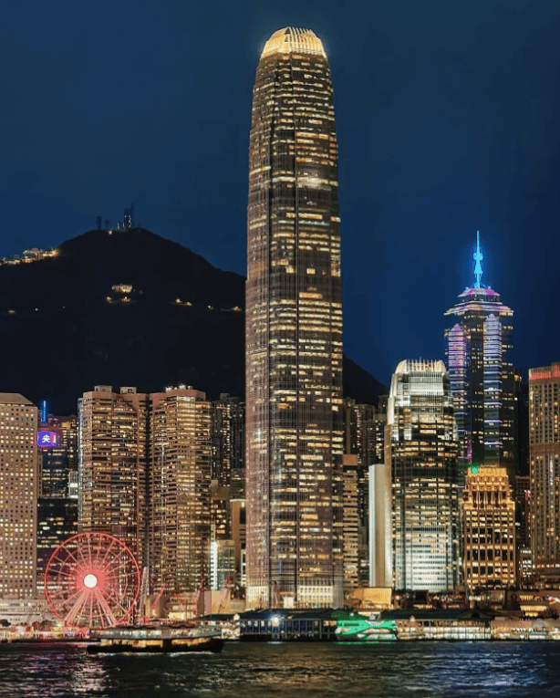 香港尖沙咀夜景照片图片