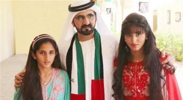 迪拜皇室三王子和妻子图片
