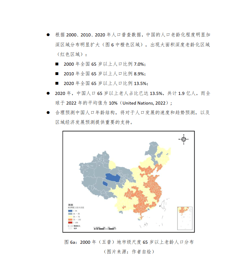 中国未来人口结构情景分析技术报告2023
