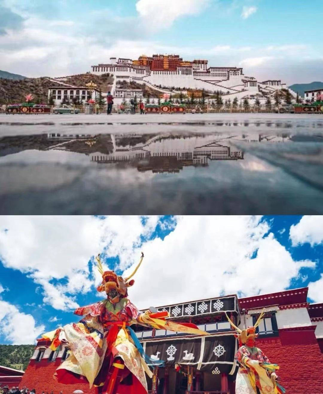 布达拉宫—布宫旅拍—药王山观景台—大昭寺广场—八廓街—拉萨河船