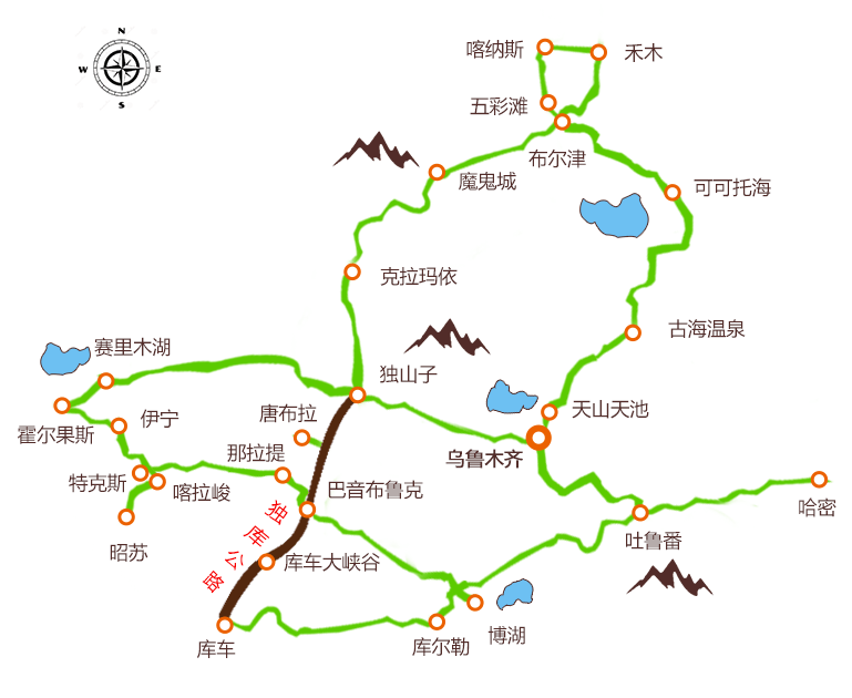 新疆旅游有哪些景点新疆自驾游攻略完整版10天费用是多少