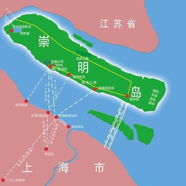 中国第三大岛崇明岛,为何会出现"一岛两省三县"的特殊格局?