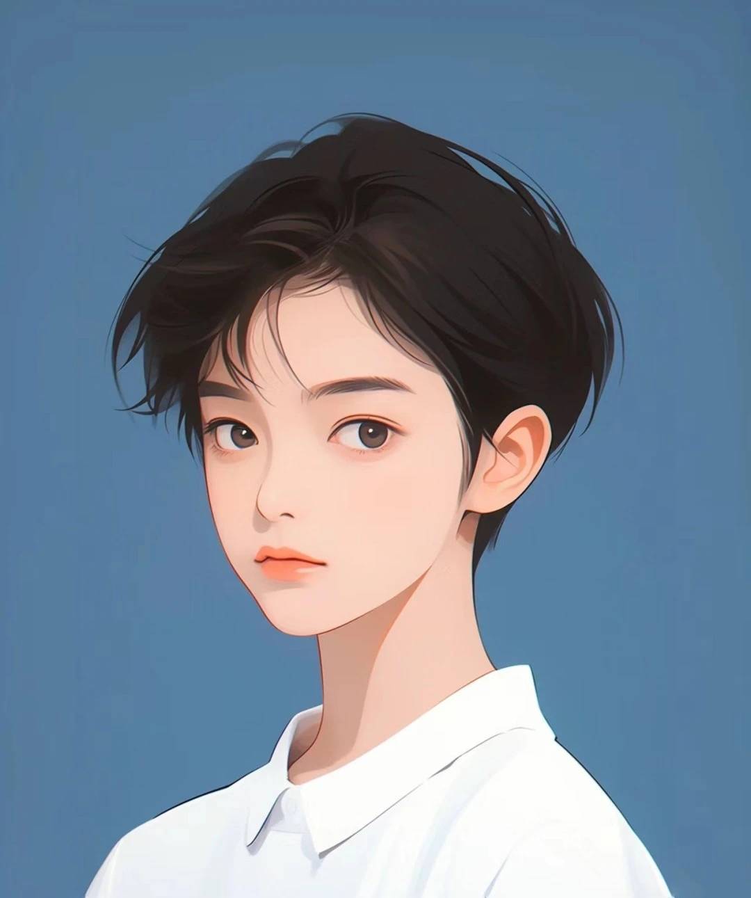漫画短发来了,波波头和层次短发带点纹理,挂耳造型真好看_发型_时尚