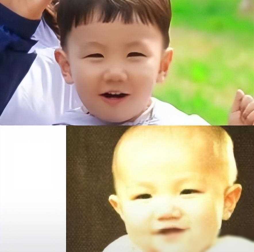 原创宋丹丹一家五口露营大声喊儿孙吃饭小孙子露正脸太像爷爷英达