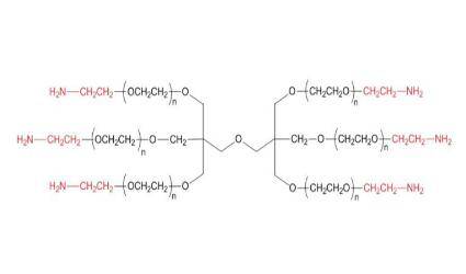 6arm-peg-nh2结构式:分子量:10k,可按需定制)端基取代率:>>95【产品
