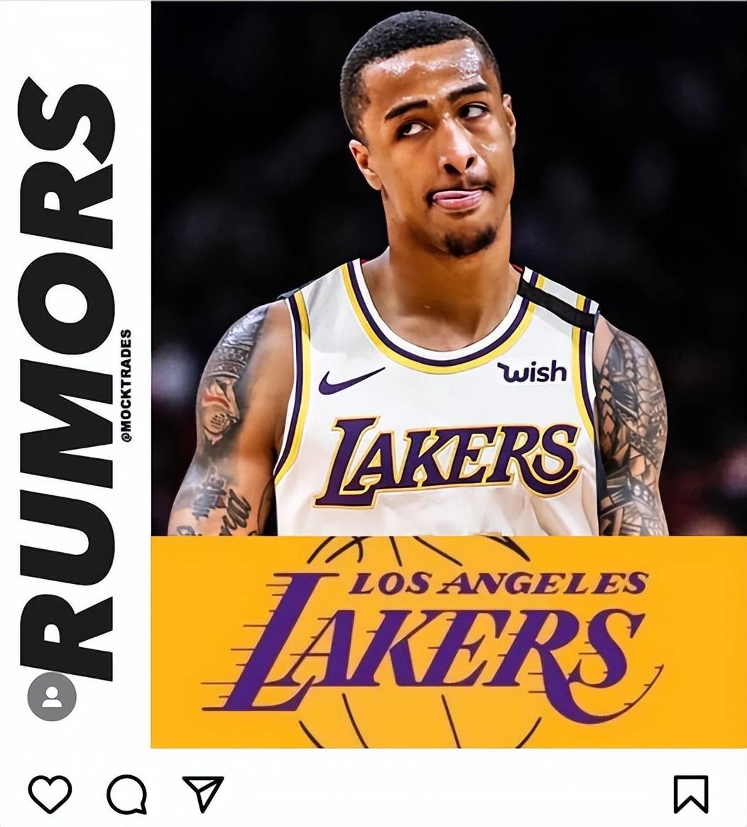 又示好詹皇了,他是绝配4号位,湖人给次机会吧_约翰·科林斯_内线