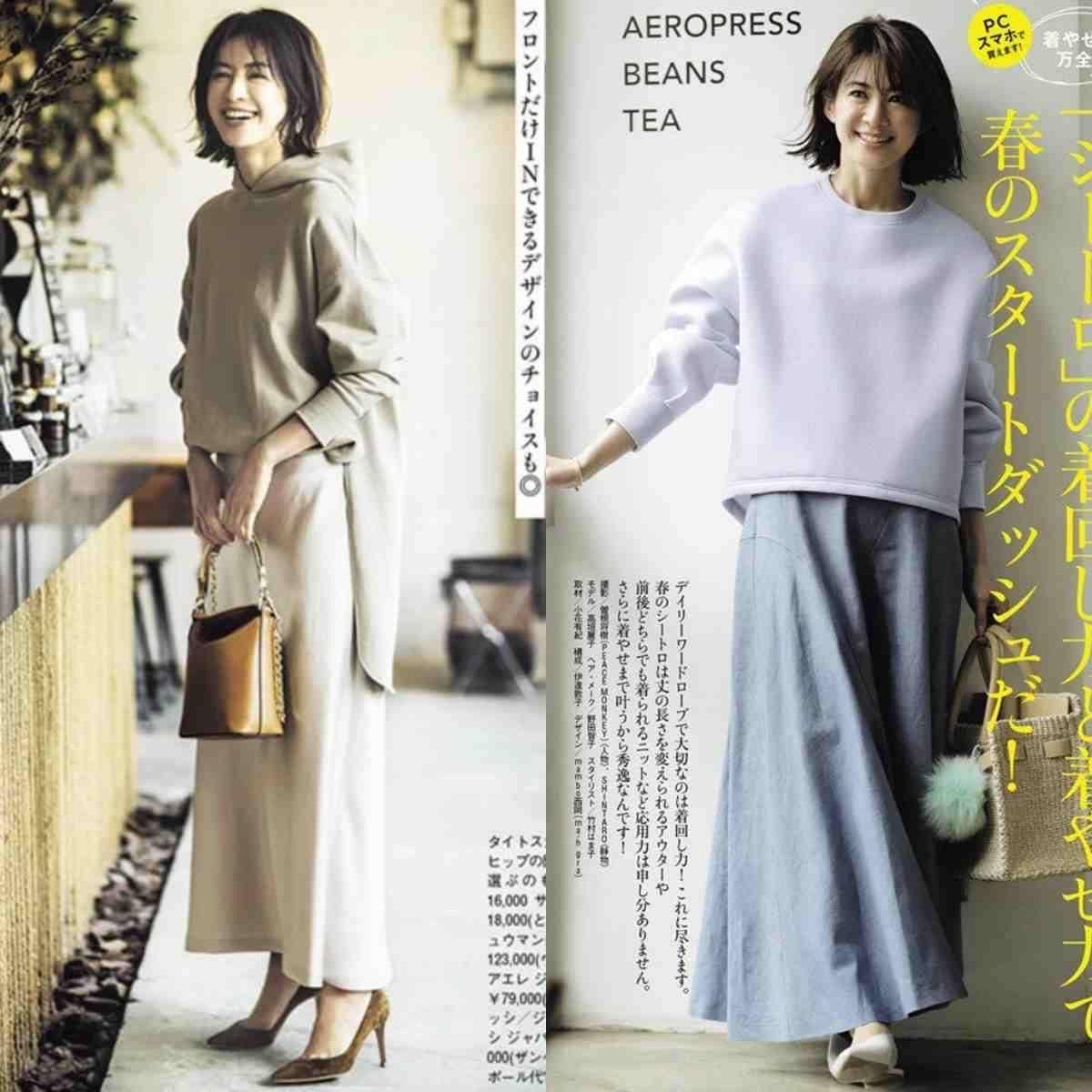日本女性的“穿毛衣”让我惊叹，回头率高还很时尚，很洋气很减龄。