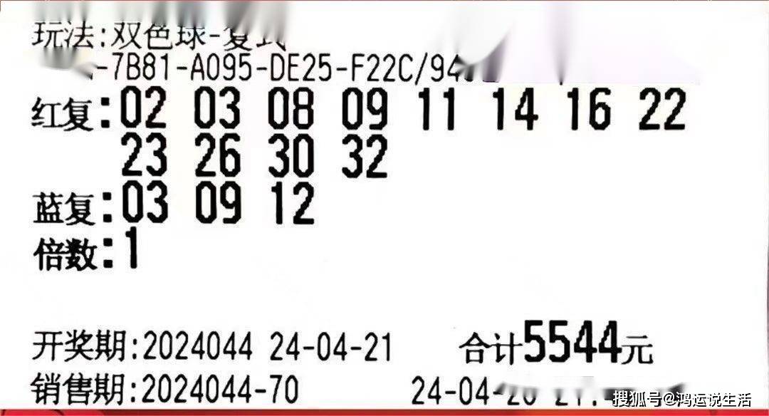 24044期双色球晒票,750倍投 5张万元 130多张复式,集中展示啦