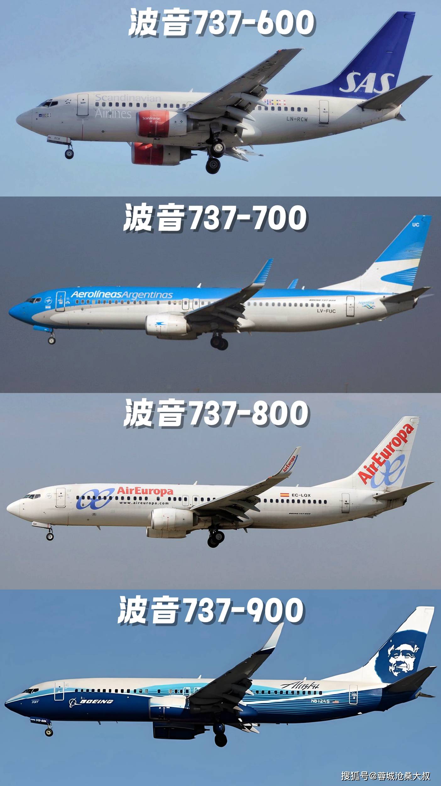 波音737家族全解析:四代机型11526架飞机!中国有多少架max?