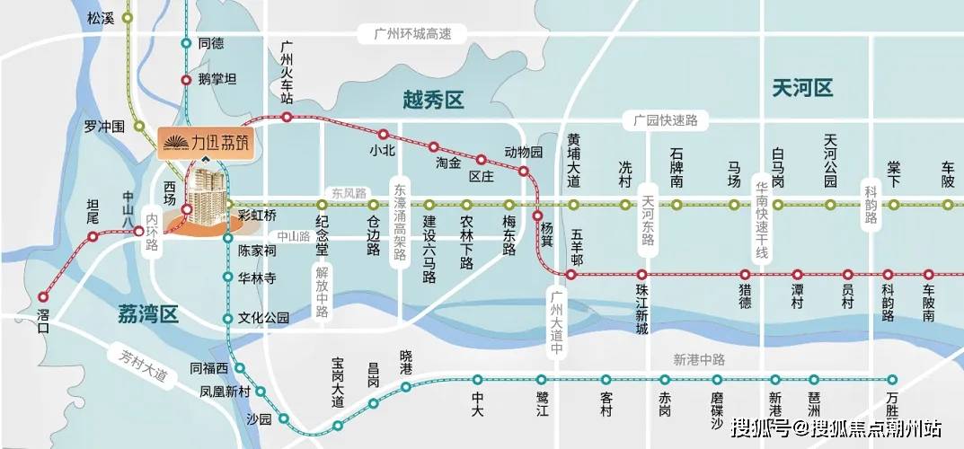 交通上,项目位处双地铁线"c位",步行仅约186米可到达地铁5号线西场站