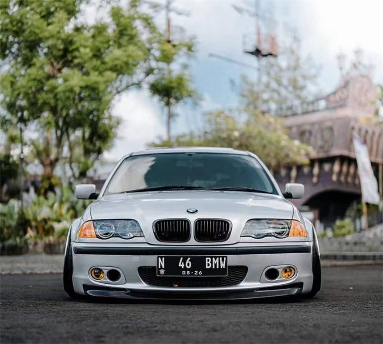 经典姿态 宝马e46改装airbft空气悬挂案例