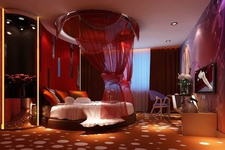 可以看出,情侣酒店这样的设计风格,真的很吸引人.