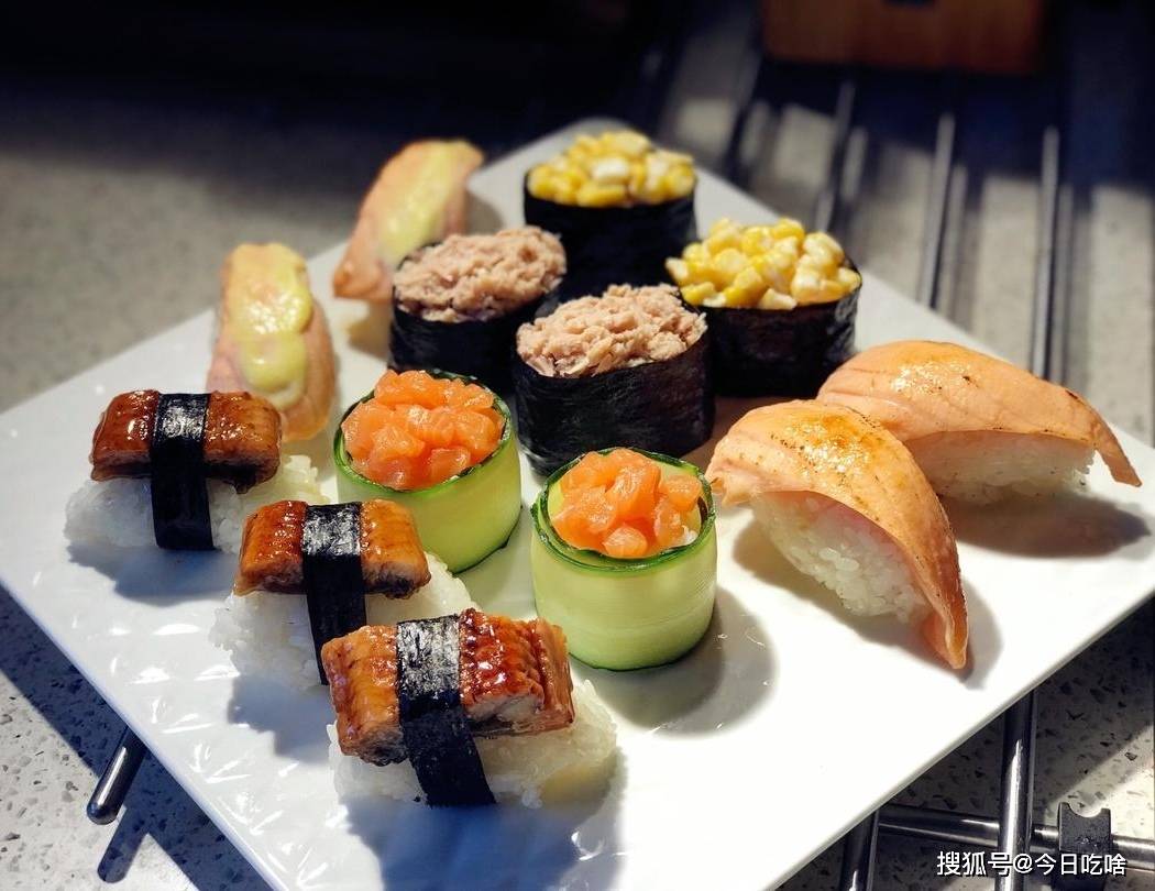 日料:寿司_紫菜_拼盘_金枪鱼