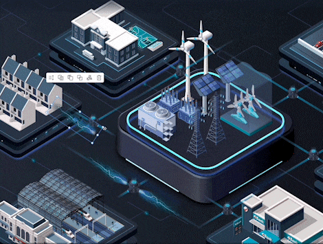 图扑低代码工业组态数字孪生平台
