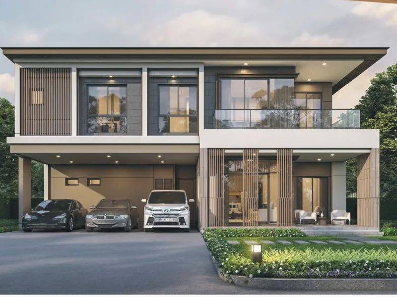 232㎡的独栋,总价200w起!曼谷bangna豪华别墅,bangkok boulevard