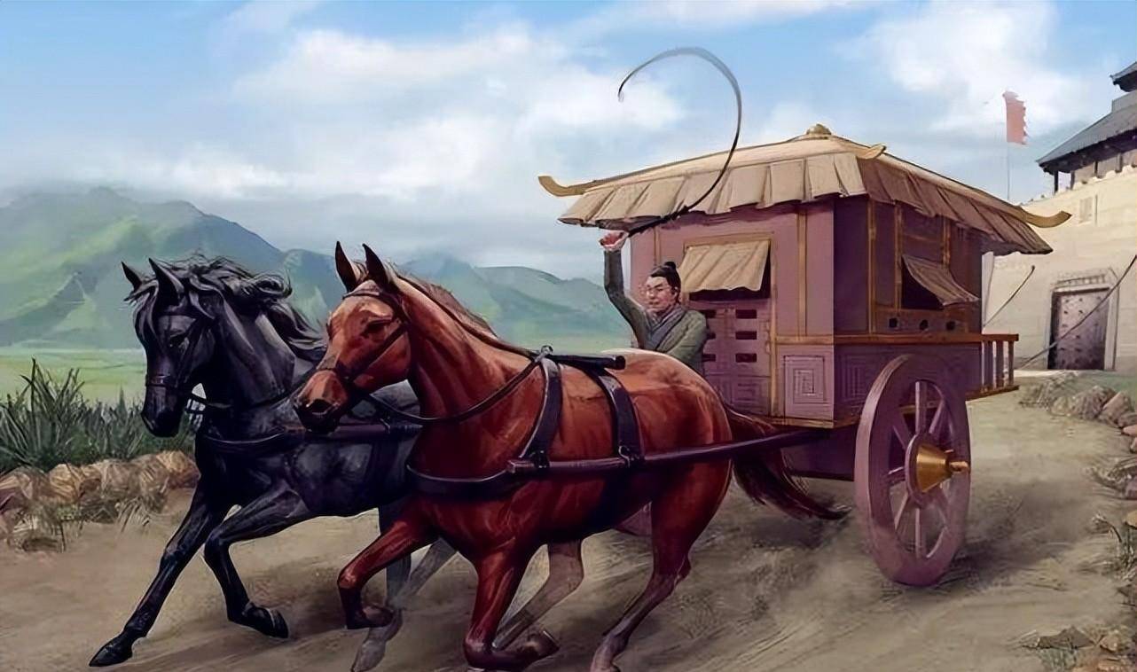 在"车同轨"和"书同文"的背后,都有隐藏关键词,需要连起来看_马车