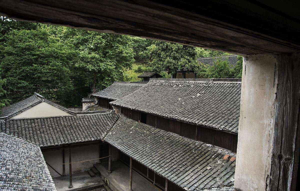 用1000根柱子做成了一个村落,下雨天不用打伞_中国建筑_房屋_诸暨
