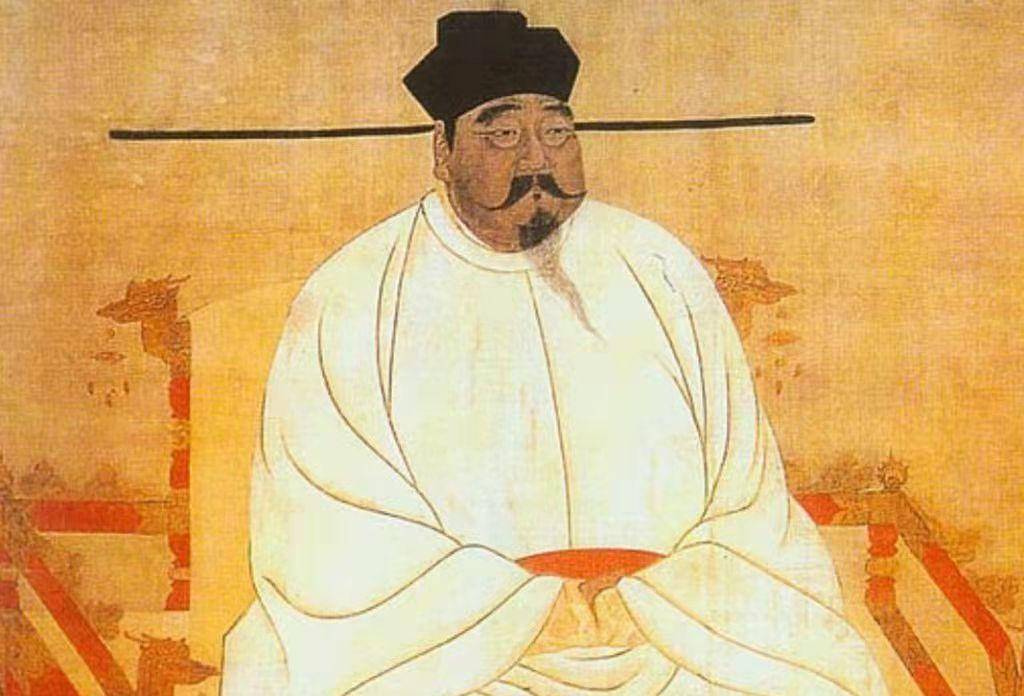 赵匡胤画像经过扑朔迷离的"斧声烛影"后,赵匡胤的的弟弟赵光义上台(宋