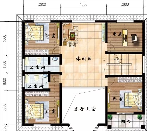 10×13米户型图图片