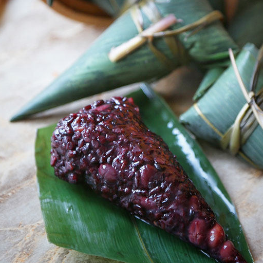 紫米八宝锥形粽子,香甜软糯,一上桌就被抢光了