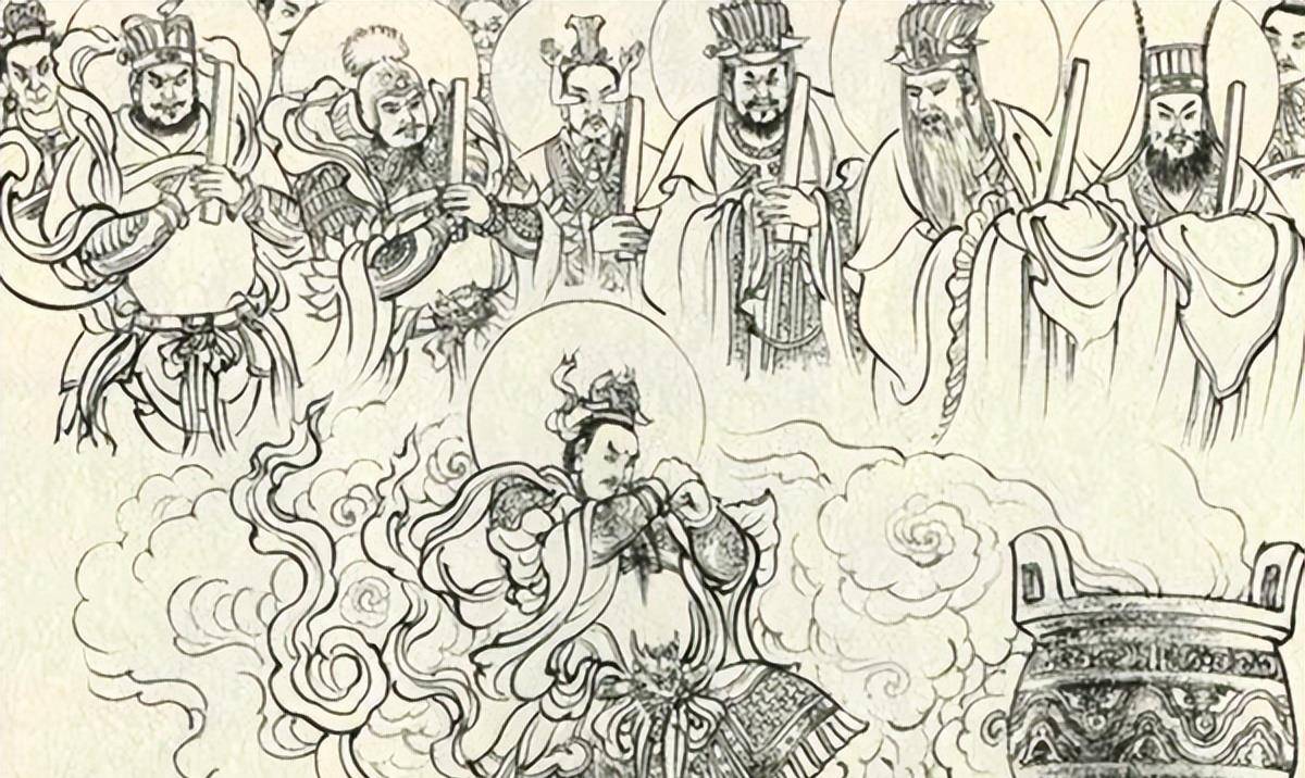 元始做媒,给妖怪娶了个媳妇,从此,俩口子还形影不离,家喻户晓