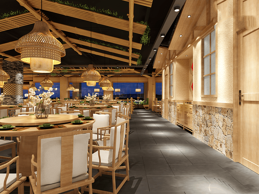 陕西餐饮装修设计,餐厅装修,餐饮门店装修设计,餐饮场所装修