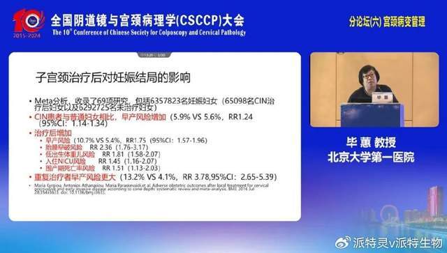 第十届全国阴道镜与宫颈病理学(csccp)大会上,派特灵获得众多专家认可