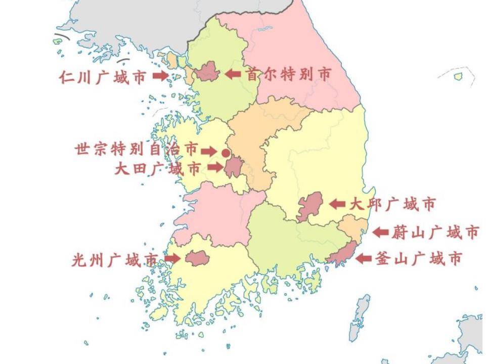 韩国首尔位置图片