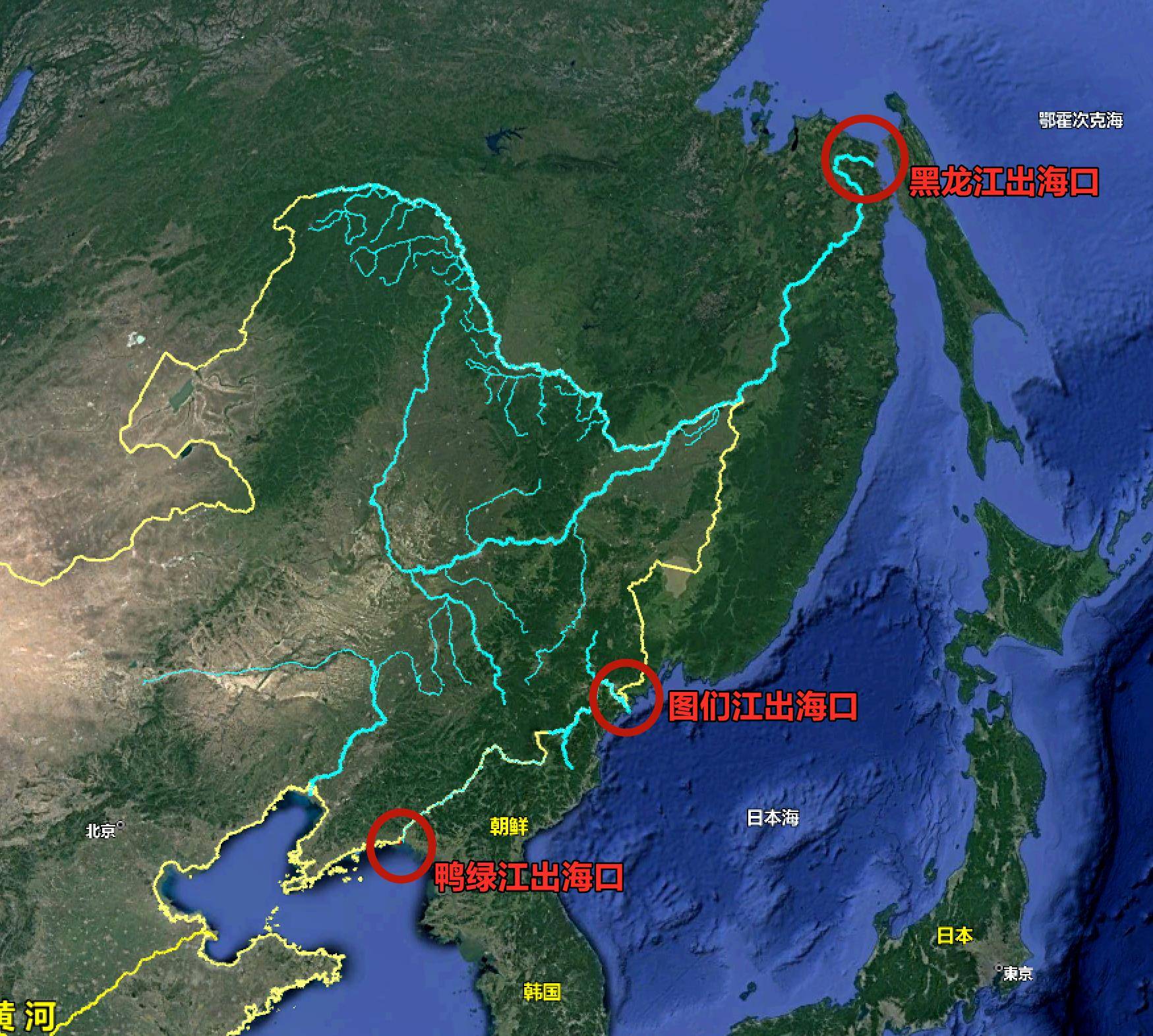 黑龙江省水系分布图图片