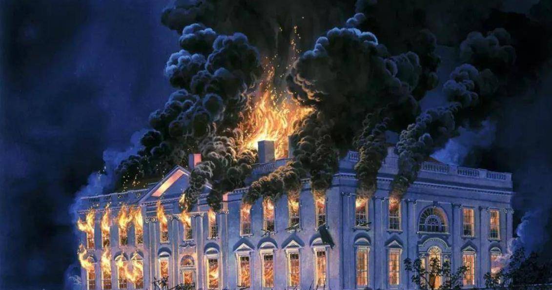 美英00打平,球场恩怨牵出历史旧账,白宫曾被英军一把火烧了_美国_英国