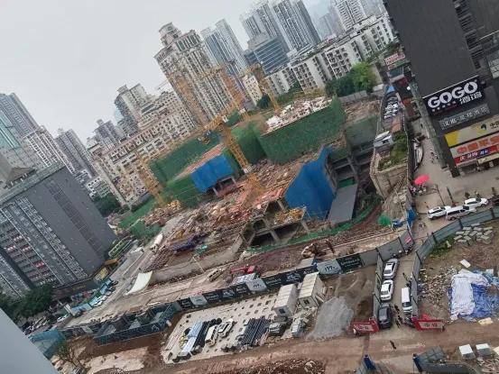 重庆龙湖南城天街动工图片
