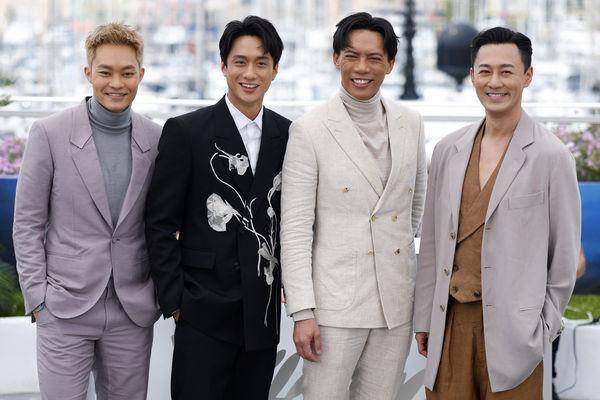 老大古天乐带队「红毯帅出新高度」_林峰_围城_动作