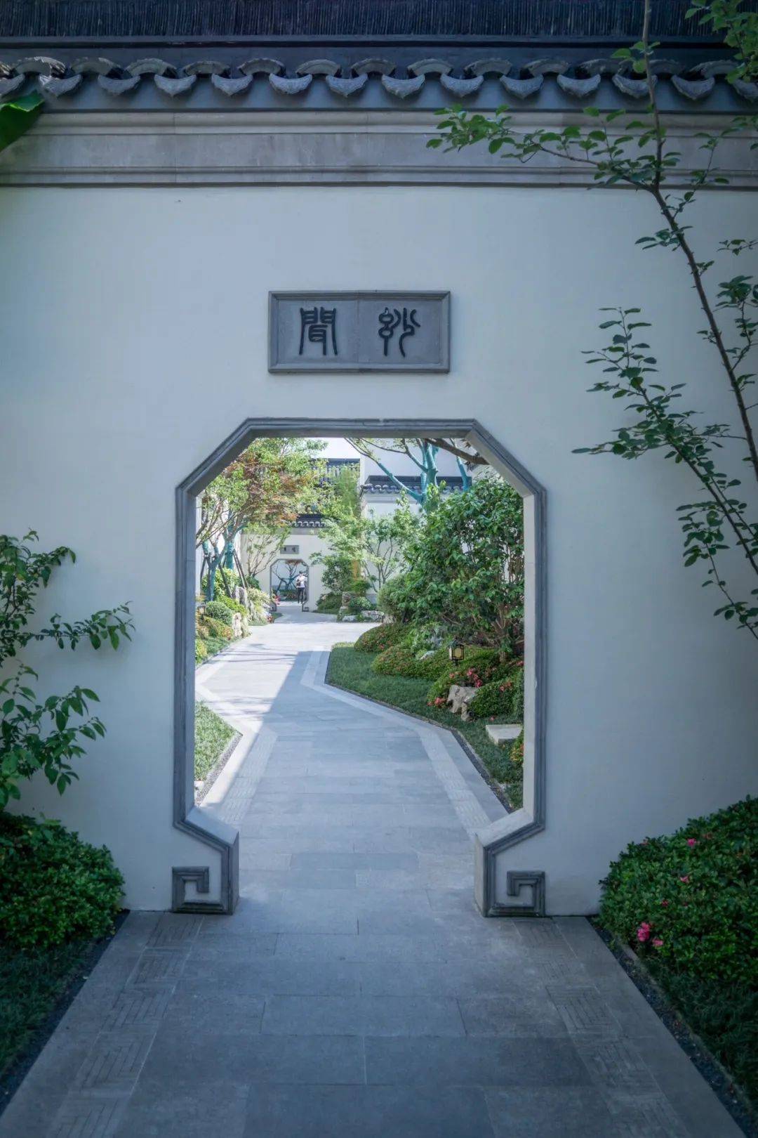 山河古建-中式洞门