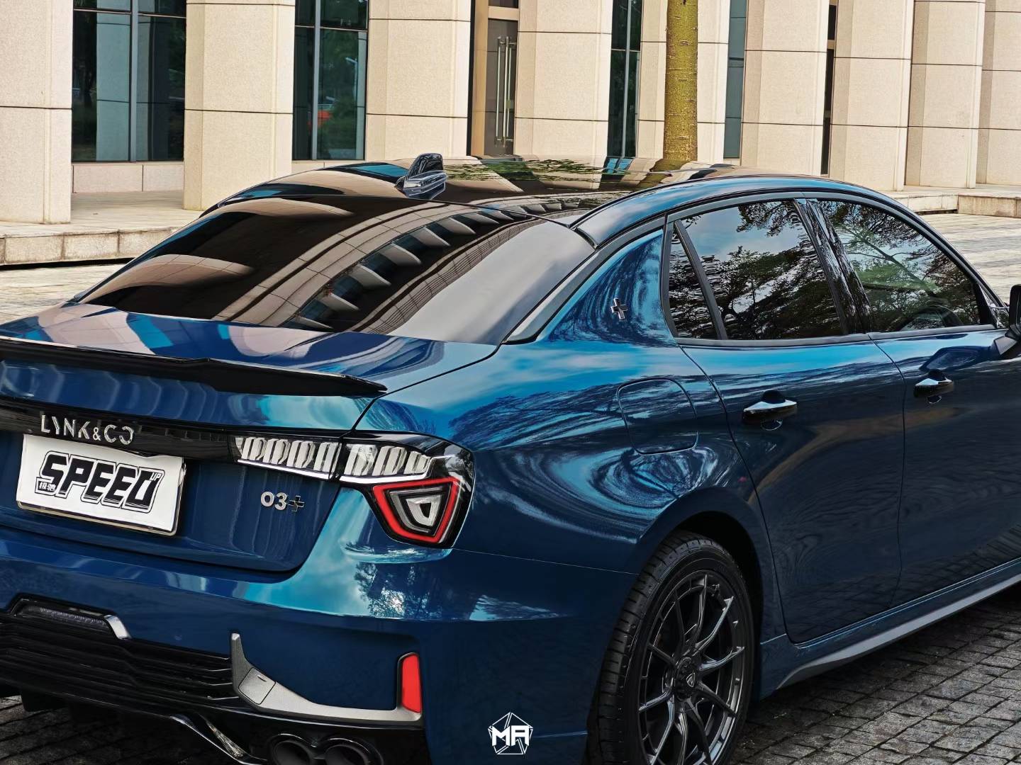 matrix:领克03 蒙特戈蓝改色膜,春夏季top改色